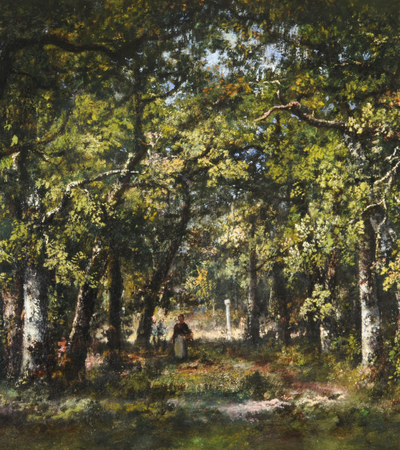 ‘In the Forest of Fontainebleau’, 1864 - Narcisse-Virgile Diaz de la Pena (1808-1876)
